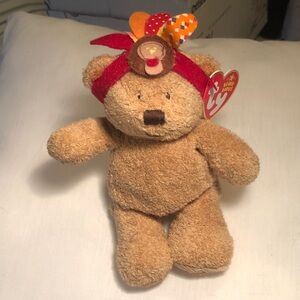Ty Beanie Baby Little Bear the Bear Thanksgiving Plush 2006